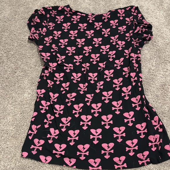 Skelanimals pink heart t-shirt vintage - Picture 7 of 7
